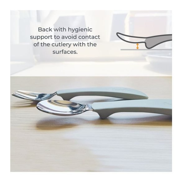 Nuvita lyžička a vidlička - English rose - 8472