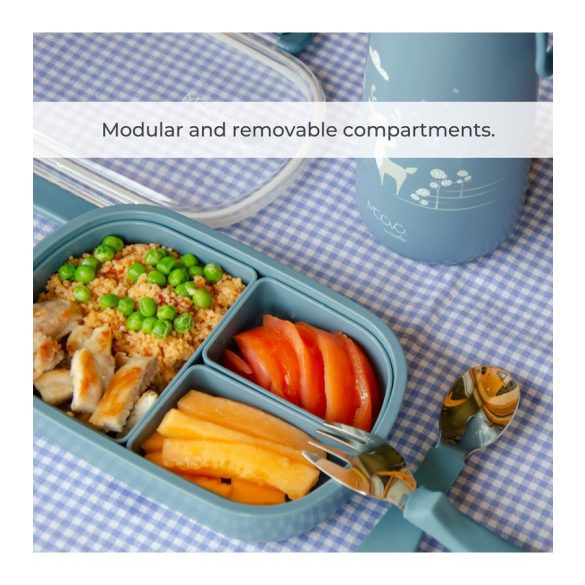 Nuvita desiatový box S 490 ml - Sage green 4420