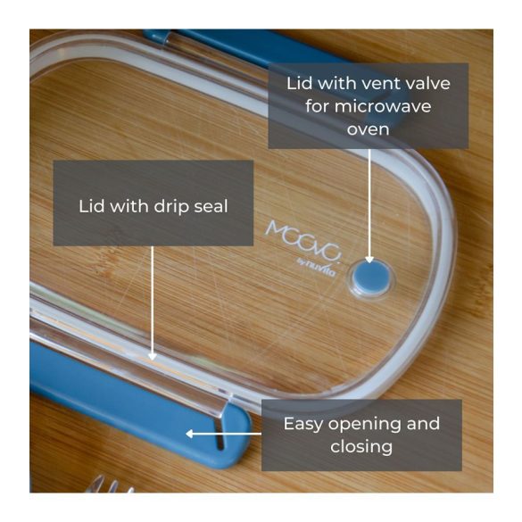 Nuvita desiatový box S 490 ml - Sage green 4420