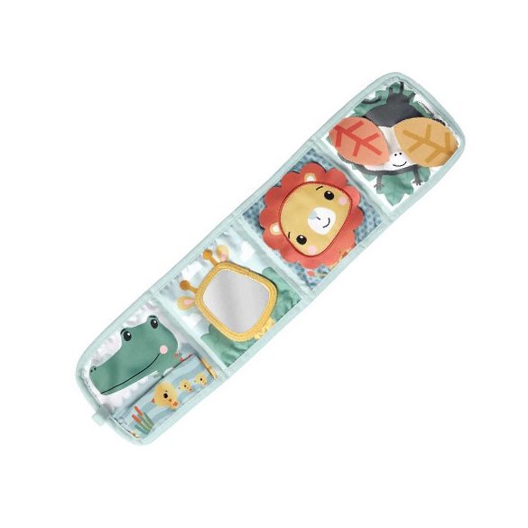Fisher Price  mäkká knižka so zvieratkami z džungle