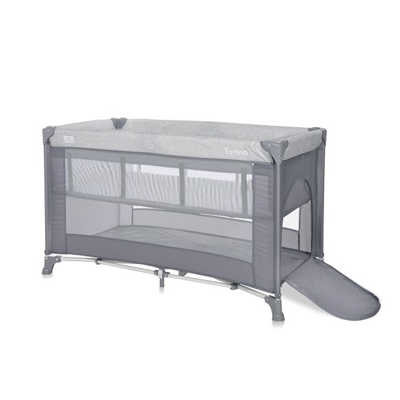 Lorelli Torino 2 multifunkčná cestovná postieľka  - Grey Striped Elements