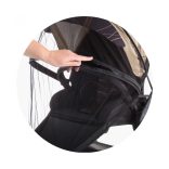 Chipolino Lux moskytiéra na kočík - black