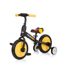 Chipolino Max Bike bicykel s pomocnými kolieskami - Yellow