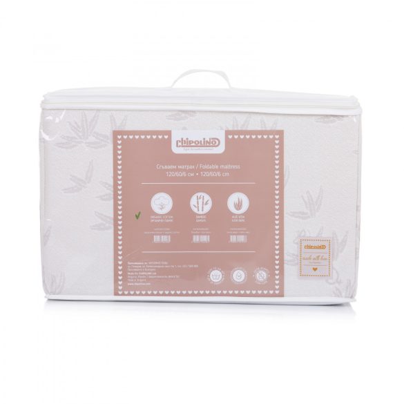 Chipolino skladací matrac 60x120 - bamboo