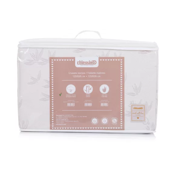 Chipolino skladací matrac 60x120 - bamboo