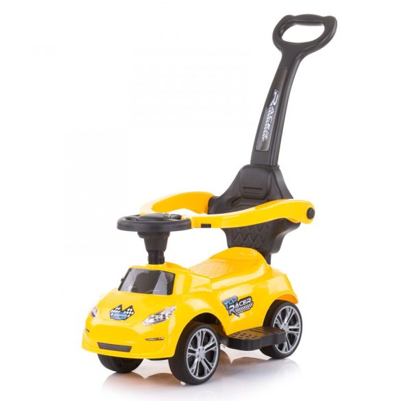 Chipolino Turbo odrážadlo s vodiacou tyčou - yellow