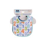 Baby Care podbradníky na suchý zips 3ks - Boy