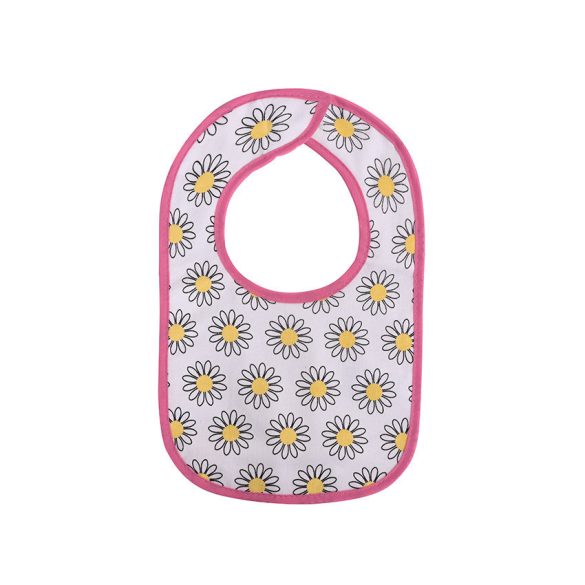 Baby Care podbradníky na suchý zips 3ks - Girl
