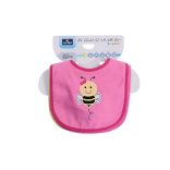 Baby Care podbradníky na suchý zips 3ks - Girl