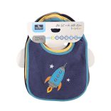 Baby Care podbradníky na suchý zips 7ks - Boy