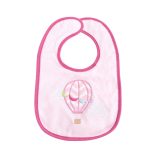 Baby Care podbradníky na suchý zips 7ks - Girl