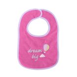 Baby Care podbradníky na suchý zips 7ks - Girl
