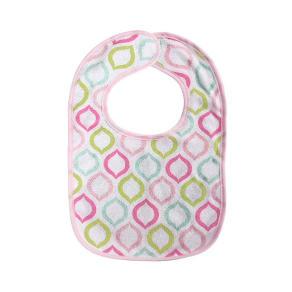 Baby Care podbradníky na suchý zips 7ks - Girl