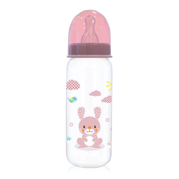 Baby Care Simple dojčenská fľaša 250ml - Blush Pink