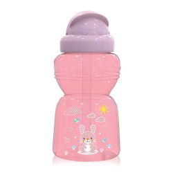Baby Care športová fľaša so slamkou 325ml  - Blush Pink