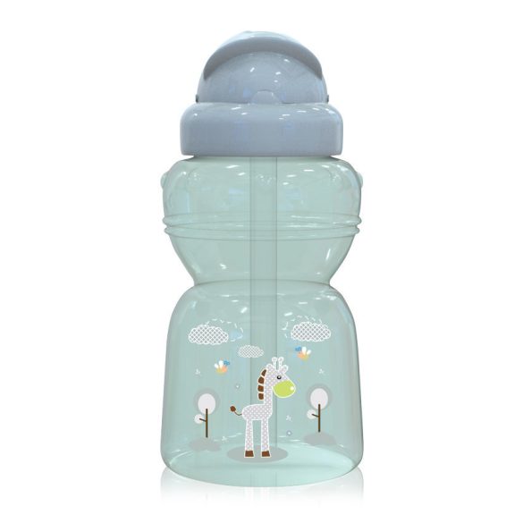 Baby Care športová fľaša so slamkou 325ml - Mint Green