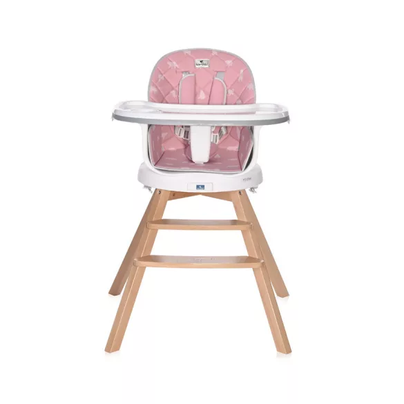 Lorelli Napoli jedálenská stolička s otočným sedadlom - Pink bears