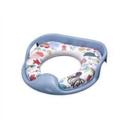 Lorelli vzorovaná polstrovaná redukcia na WC - Blue Ocean