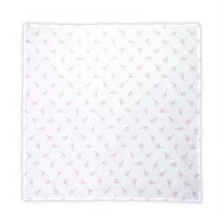   Lorelli mušelínová prikrývka pre deti 80x80 cm - Rose Floral