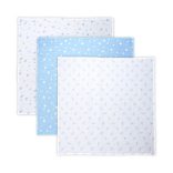 Lorelli mušelínové prikrývky pre deti 80x80 cm - Trio Aquatic Mix