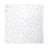 Lorelli mušelínová prikrývka pre deti 80x80 cm - White With Rose St