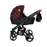 Multifunkčný kočík Lorelli Rimini – Ruby Red&Black