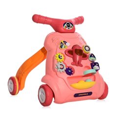 Lorelli Toys Activity pomôcka na chodenie - Space Pink