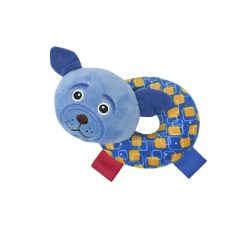 Lorelli Toys plyšový krúžok - Modrý psík