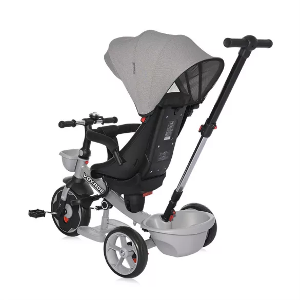 Trojkolesový bicykel Lorelli Voyage – sivý