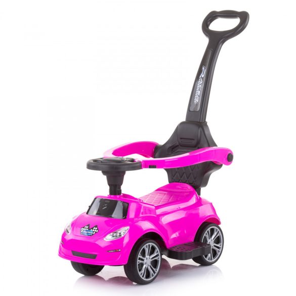 Chipolino Turbo odrážadlo s vodiacou tyčou - pink