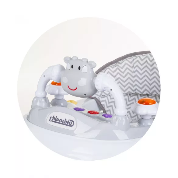 Chipolino Little Cow chodítko - grey