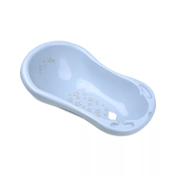 Lorelli vanička so zátkou a protišmykovou úpravou 84 cm - Little Stars Blue