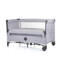   Chipolino Relax multifunkčná cestovná postieľka - Ash Grey Linen