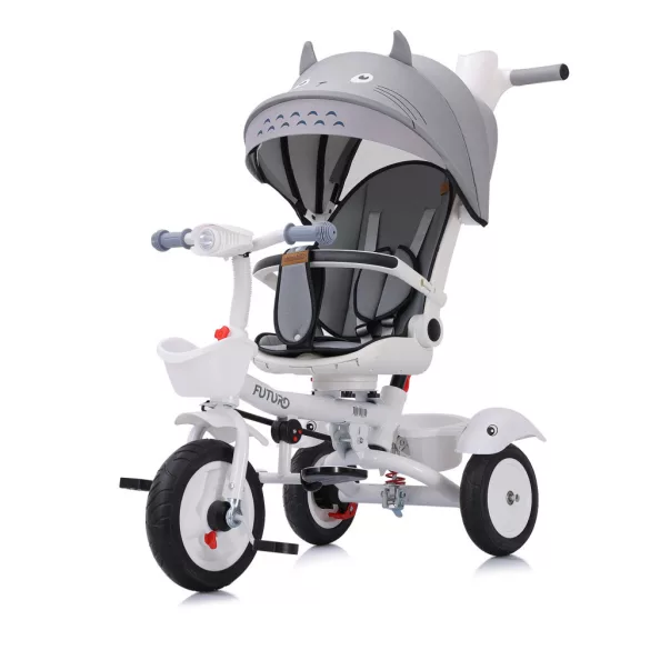 Chipolino Futuro trojkolka so strieškou - Grey