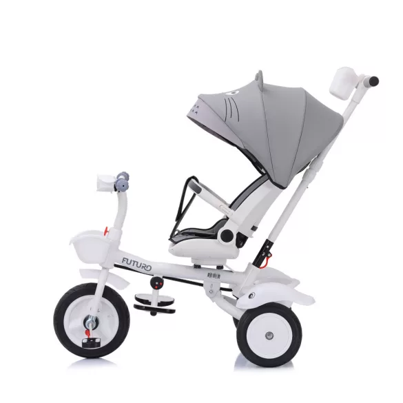 Chipolino Futuro trojkolka so strieškou - Grey