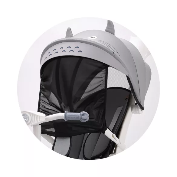 Chipolino Futuro trojkolka so strieškou - Grey