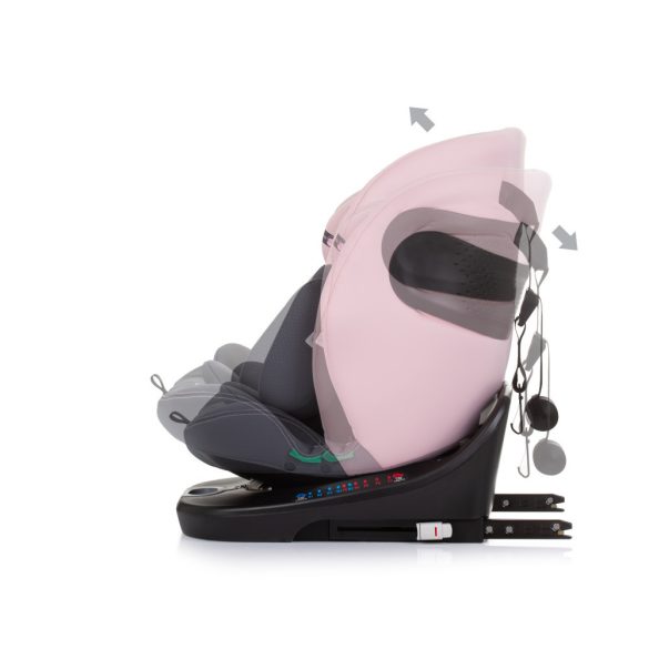 Chipolino Motion 360 ISOFIX autosedačka I-Size 40-150cm - Flamingo