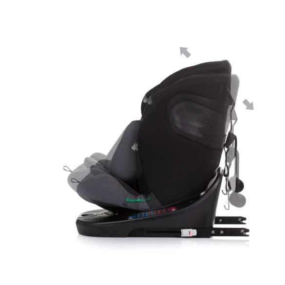 Chipolino Motion 360 ISOFIX autosedačka I-Size 40-150cm - Obsidian