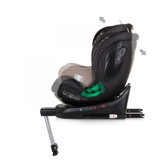 Chipolino Maximus ISOFIX autosedačka I-Size 40-150cm - macadamia