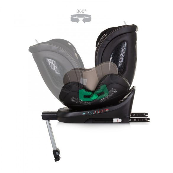 Chipolino Maximus ISOFIX autosedačka I-Size 40-150cm - macadamia