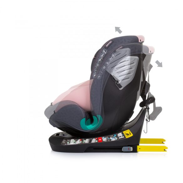 Chipolino Supreme autosedačka Isofix 40-150cm - Flamingo