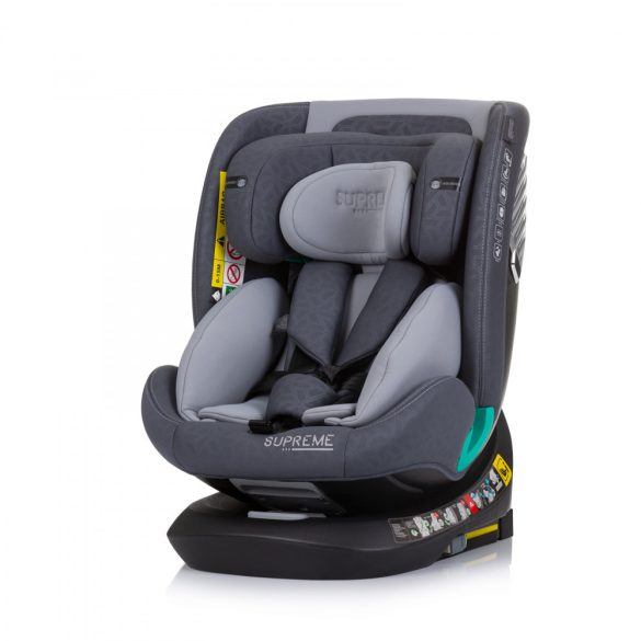 Chipolino Supreme autosedačka Isofix 40-150cm - Granite