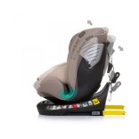 Chipolino Supreme autosedačka Isofix 40-150cm - Macadamia