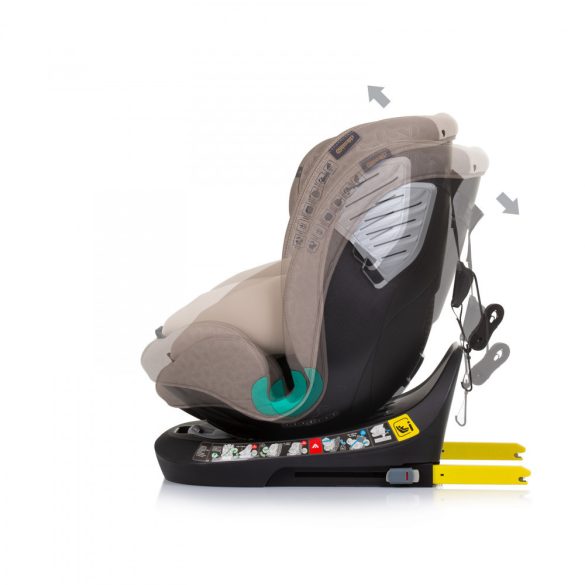 Chipolino Supreme autosedačka Isofix 40-150cm - Macadamia