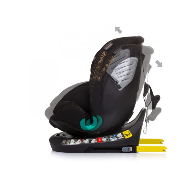 Chipolino Supreme autosedačka Isofix 40-150cm - Obsidian