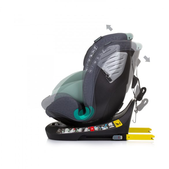 Chipolino Supreme autosedačka Isofix 40-150cm - Pastel Green