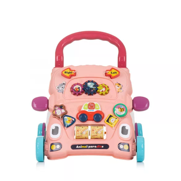 Chipolino Funny Animals pomôcka na chodenie - Pink