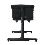 Espiro Cloud 2v1 detská postieľka a ohrádka – 10 black shadow
