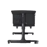 Espiro Cloud 2v1 detská postieľka a ohrádka – 10 black shadow