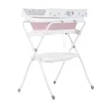 Chipolino Fiore kúpeľný stojan s prebaľovacou podložkou - Pink